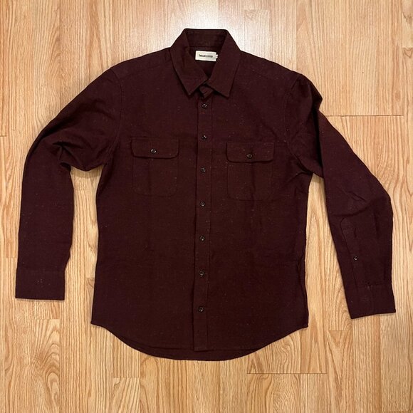 Taylor Stitch Yosemite Shirt in Nutmeg Donegal 40 - Picture 1 of 4